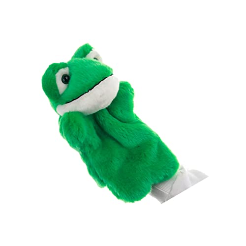 Supvox 1 Stück Froschhandspielzeug Handy Puppet Plüsch Kleinkindspielzeug Babyspielzeug Fingerpuppen Handpuppe Marionette Grün von Supvox