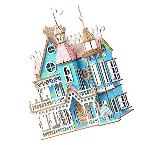Supvox 1 Stück Holzpuzzle Handgefertigte Architekturmodelle Kreatives für Bastelprojekte und Lernspiele Teile Sicher und Glatt Verarbeitet für Geburtstage und Feste von Supvox