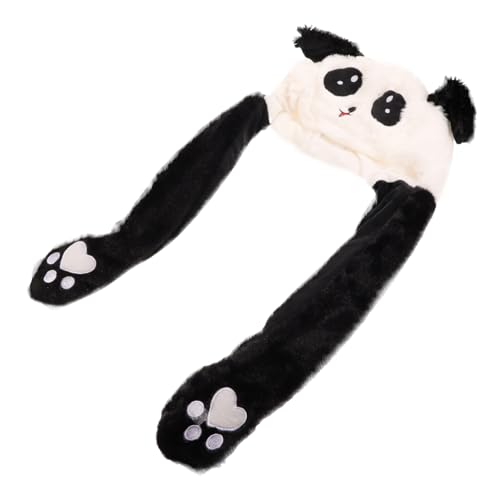 Supvox 1 Stück Karneval Clown verkleiden lustig Clownhut tiermütze tierkostüme faschingskostüme Karnevalshut Plüsch springender Ohrenhut modischer Kopfschmuck Plüsch und pp Baumwolle Weiß von Supvox