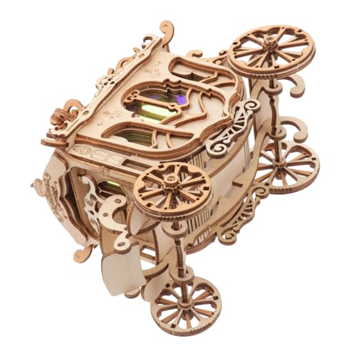 Supvox 1 Stück Klassisches Automodell Cartoon-3d-rätsel Automodell Selber Bauen Miniatur- Zum Selbermachen Miniaturauto Rätsel Hölzern Khaki von Supvox
