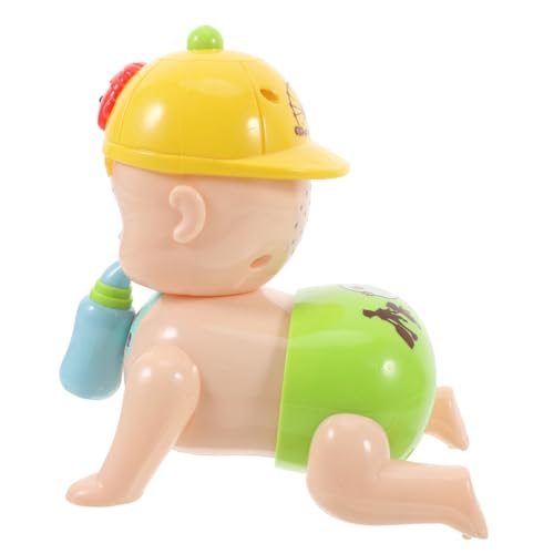 Supvox 1 Stück Krabbelndes Babyspielzeug Kreative Elektrische Krabbelpuppe für Junge Mädchen Batteriefrei Gelb Fördert Farben Musik Bewegung Supvox 1 Stück Krabbelndes Babyspielzeug Kreative Elektrische Krabbelpuppe für Junge Mädchen Batteriefrei Gelb Fördert Farben Musik Bewegung von Supvox