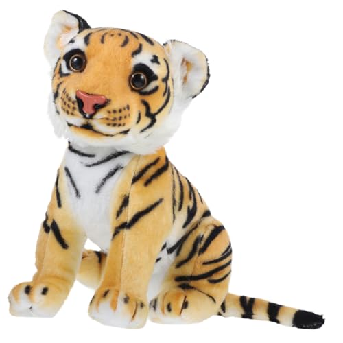 Supvox 1 Stück Kuscheltier Tiger Püppchen Gelbes Plüschspielzeug für Dekoration für Zuhause Gemütlich und Handlich Sofa Reisen von Supvox