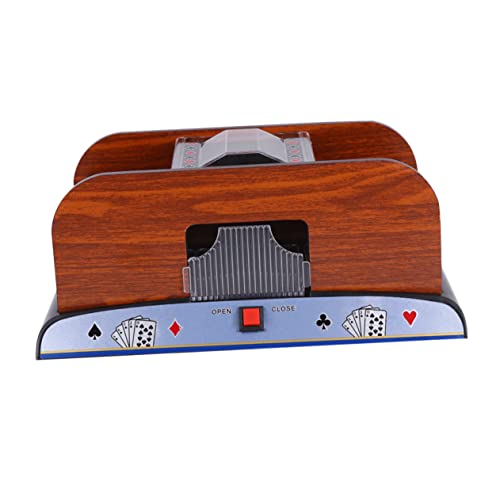 Supvox 1 Stück Maschinenbetriebene Spielkartenmaschine Automatischer Kartenhandel Pokerhandmaschine Pokerkarten Mischmaschine Poker Mischkartenspiel Elektrisches Poker Schwarz Supvox 1 Stück Maschinenbetriebene Spielkartenmaschine Automatischer Kartenhandel Pokerhandmaschine Pokerkarten Mischmaschine Poker Mischkartenspiel Elektrisches Poker Schwarz von Supvox