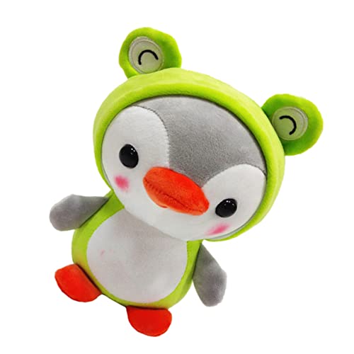 Supvox 1 Stück Plüsch Kuscheltiere Pinguin Schmuck Schöne Kinderpuppe Pinguin Pinguin Ornament Pinguin Pinguin Stofftier Kinderspielzeug Pp Baumwolle Grün von Supvox