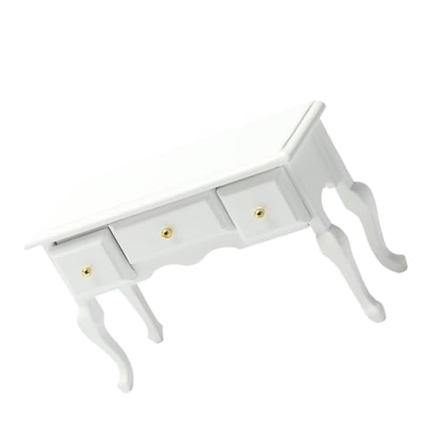 Supvox 1 Stück Puppenhaus Kommode Puppenhaus Dekoration Zubehör Puppenhaus Puppenhaus Büro Mini Mini Möbel Für Puppenhaus Beistelltisch Miniatur Schreibtisch von Supvox