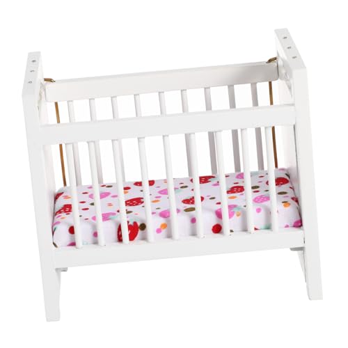 Supvox 1 Stück Puppenhaus Krippe Miniaturbett Mini -Krippe Mini-Puppenbett Puppenstubenwiege Babymöbel für kinderspielzeug babybett Miniatur Mini-Hausbedarf Birke Weiß Supvox 1 Stück Puppenhaus Krippe Miniaturbett Mini -Krippe Mini-Puppenbett Puppenstubenwiege Babymöbel für kinderspielzeug babybett Miniatur Mini-Hausbedarf Birke Weiß von Supvox