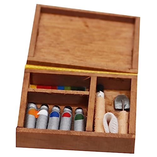 Supvox 1 Stück Puppenhaus Zubehör Dekorationen Mini Holzspielzeug Mini Mini Tischdekor Mini Möbel Mini Holzspielzeug Mini Holzmodell DIY Modell Mini von Supvox