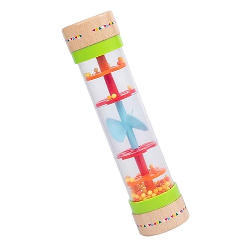 Supvox 1 Stück Regen Rohr Aus Holz Musikinstrumente Regenmacher-Instrument Musikinstrumente Für Hölzern Colorful von Supvox