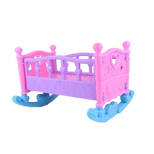 Supvox 1 Stück Schaukelbett für Puppen deko für Simulation Babybett spielsachen Puppenbett Mini-Schlafschwingbett Rollenspiel von Supvox