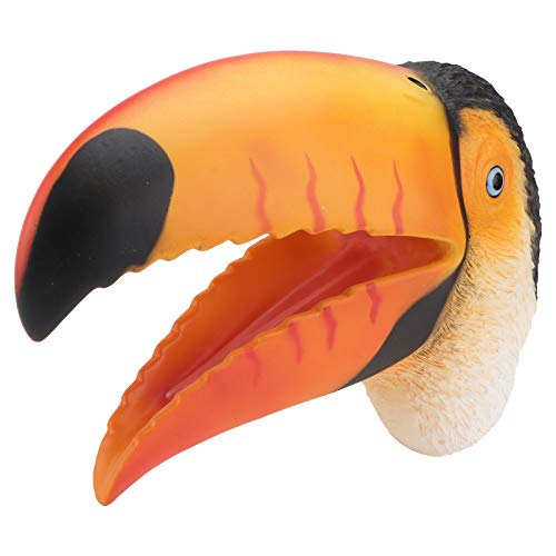 Supvox 1 Stück Toucan Handpuppe Tierform Rot Interaktives für Aufführungen und Kreative Rollenspiele Umweltfreundliches Material Für Jungen und Mädchen von Supvox