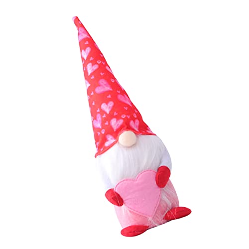 Supvox 1 Stück Valentinstag verzierung Puppe Plüsch ausgestopft für Valentinstag valentinsgeschenk valentinsdeko Valentinstagsgeschenk Valentinstag Acryl von Supvox