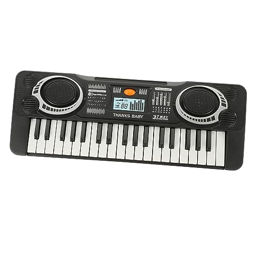 Supvox 1 Stück elektronisches Orgelspielzeug Klaviertastatur für Keyboards Klavier Kleinkinderinstrumente Klavier Elektronisches Bauteil Schwarz Zufällige Farbe von Supvox