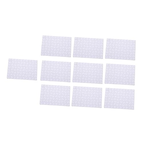 Supvox 10 Blatt Leeres Sublimations Puzzle Puzzle für DIY Kreative Gestaltung und Personalisierte für Kunstprojekte und Bastelarbeiten Supvox 10 Blatt Leeres Sublimations Puzzle Puzzle für DIY Kreative Gestaltung und Personalisierte für Kunstprojekte und Bastelarbeiten von Supvox
