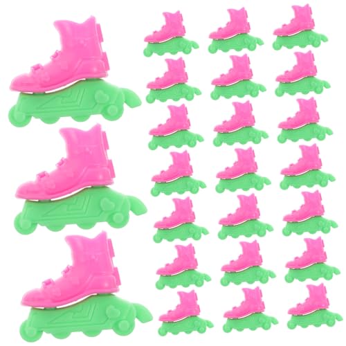 Supvox 10 Paar Puppen Rollschuhe Puppenschuhe Für Puppen Puppenschuhe Zum Basteln Miniatur Schuhe Puppen Schuhe Aus Kunststoff von Supvox