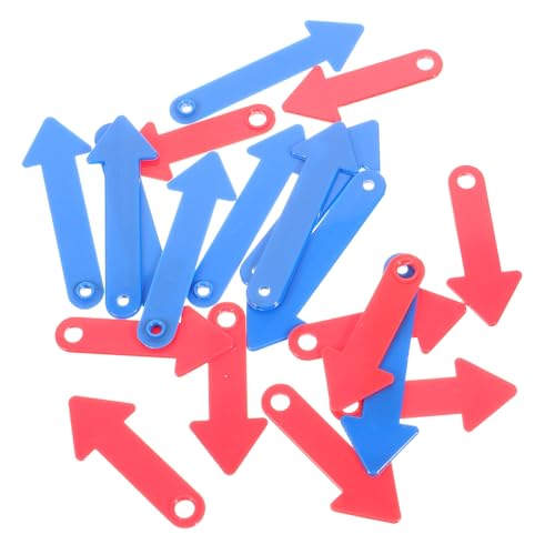 Supvox 10 Sätze Kunststoff Uhrzeiger zum Drehen Lernspielzeug für Drehbare Zeiger für Zeitangabe für Unterricht DIY und Zuhause Fördert Zeiterkennung und Uhrzeitverständnis von Supvox