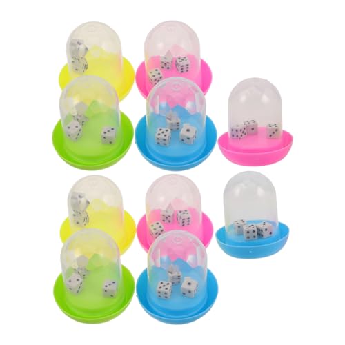 Supvox 10 Sätze Mini -spielzeugwürfel Kleine Spielsachen -partytütenfüller Kinderparty Gefälligkeiten Winzige Spielsachen Für Mini-brettspiele Minispielparty Würfeln Plastik von Supvox
