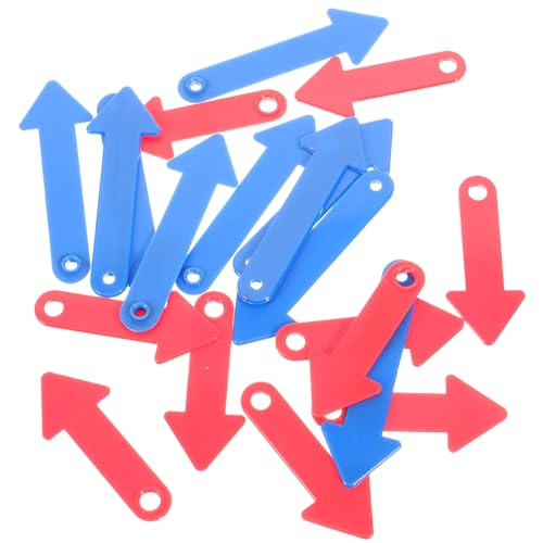 Supvox 10 Sätze Teiliges Lernuhr Zeiger aus Kunststoff Bewegliche Bunte Uhrzeiger Pädagogisches für Uhrzeit Lernen und Zeitverständnis Fördern von Supvox