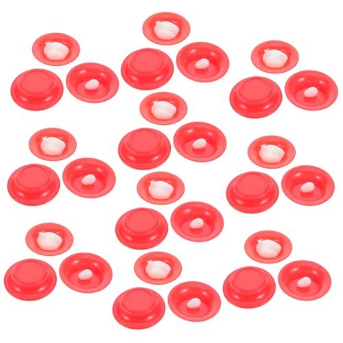 Supvox 10 Sets Hähnchen Hähnchen Zauberer Mini Für Eier Kleines Hähnchen Küken Streiche Für Streich Zeug Kunststoff Rot von Supvox