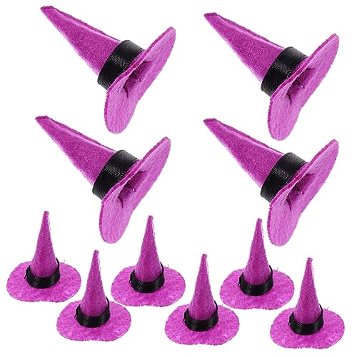 Supvox 10 Stk. Teiliges Mini Hexenhut für Halloween Filz Hexenhüte für Partys Dekorative Hexenhüte für Gnome für DIY Deko Supvox 10 Stk. Teiliges Mini Hexenhut für Halloween Filz Hexenhüte für Partys Dekorative Hexenhüte für Gnome für DIY Deko von Supvox