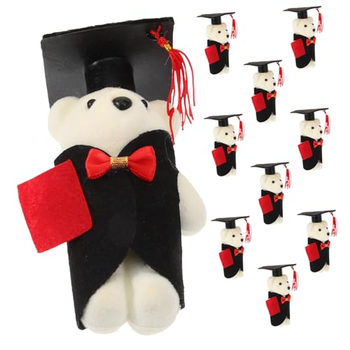 Supvox 10 Stück Abschlusspuppe Plüschspielzeug Graduierung Plüsch Bärenpuppe Plüsch-abschlussbär- Abschlussgeschenk Kleine Bärenpuppe Abschluss Bär Pp Baumwolle Supvox 10 Stück Abschlusspuppe Plüschspielzeug Graduierung Plüsch Bärenpuppe Plüsch-abschlussbär- Abschlussgeschenk Kleine Bärenpuppe Abschluss Bär Pp Baumwolle von Supvox