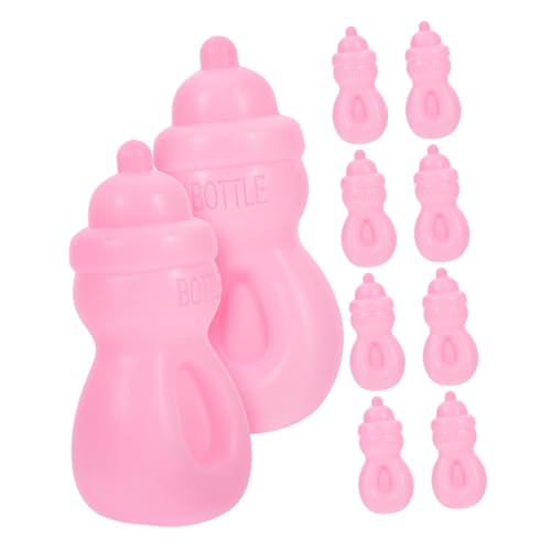 Supvox 10 Stück Babyflasche Babys klein Geburtstagsgeschenk puppenflasche Spielzeugflasche Babyparty -Party -Gefälligkeiten geben vor, Modell zu Sein Plastik Rosa Supvox 10 Stück Babyflasche Babys klein Geburtstagsgeschenk puppenflasche Spielzeugflasche Babyparty -Party -Gefälligkeiten geben vor, Modell zu Sein Plastik Rosa von Supvox