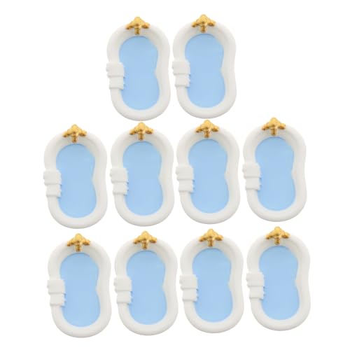 Supvox 10 Stück Babyhausbadewanne Mini -wanne Puppenhaus-Badezimmer-Requisiten Mini -spielzeugbadwanne Miniatur-Dinge Mini -badezubehör Mini-badezimmerutensilien Für Puppen Plastik Weiß Supvox 10 Stück Babyhausbadewanne Mini -wanne Puppenhaus-Badezimmer-Requisiten Mini -spielzeugbadwanne Miniatur-Dinge Mini -badezubehör Mini-badezimmerutensilien Für Puppen Plastik Weiß von Supvox