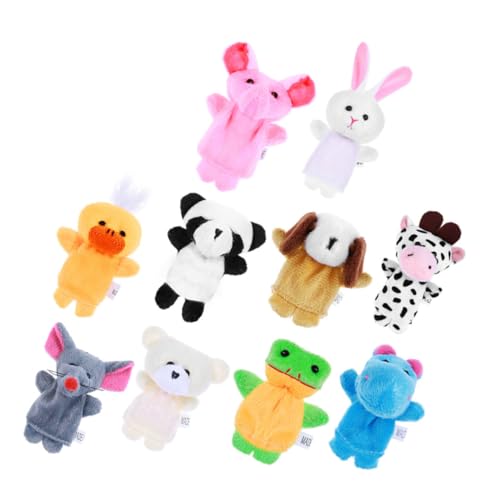 Supvox 10 Stück Fingerpuppe süße ausgestopfte Handpuppe Handpuppen für Kleinkind handpuppen Fingerspielzeug für tierische Handpuppe zum Geschichtenerzählen Plüsch Supvox 10 Stück Fingerpuppe süße ausgestopfte Handpuppe Handpuppen für Kleinkind handpuppen Fingerspielzeug für tierische Handpuppe zum Geschichtenerzählen Plüsch von Supvox