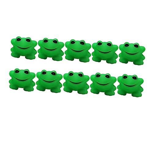Supvox 10 Stück Frosch Das Im Spielt Badespielzeug Kinderspielzeug Neugeborenen Geformtes Das Duschspielzeug Nimmt Grün Supvox 10 Stück Frosch Das Im Spielt Badespielzeug Kinderspielzeug Neugeborenen Geformtes Das Duschspielzeug Nimmt Grün von Supvox