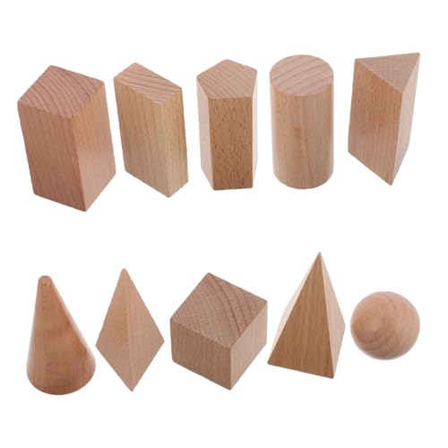 Supvox 10 Stück Geometrisches Modell Geometrie Bausteine Festkörpergeometrie Blöcke Aktivitätswürfel Geometrische Körper Für Den Unterricht Geometrische Form Matching Mathe von Supvox