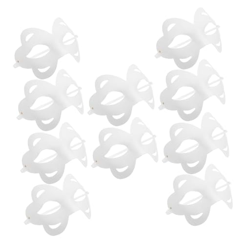 Supvox 10 Stück Handbemalte Maske Halloween-masken- Machen Sie Ihre Eigenen Tiermasken Malen Sie Ihre Eigene Tiermaske Cosplay-gesichtsmaske Unbemalte Bastelmaske Weiß Zellstoff Supvox 10 Stück Handbemalte Maske Halloween-masken- Machen Sie Ihre Eigenen Tiermasken Malen Sie Ihre Eigene Tiermaske Cosplay-gesichtsmaske Unbemalte Bastelmaske Weiß Zellstoff von Supvox