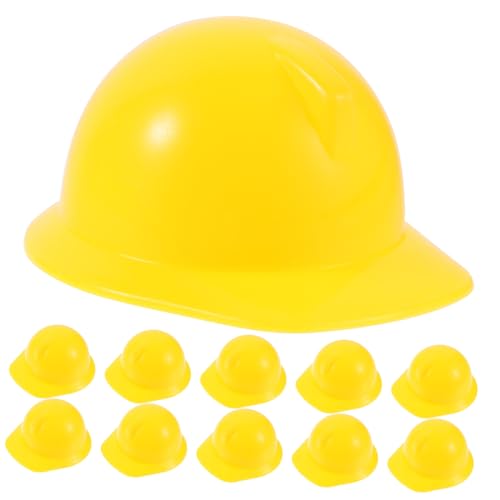 Supvox 10 Stück Helmmodellspielzeug Mini-Sicherheitshut- Kinderhelm Miniatur Kleiner Helm Minihelm für Puppe Mini -Bauspielzeug DIY-Bauspielzeugzubehör Abs Gelb Supvox 10 Stück Helmmodellspielzeug Mini-Sicherheitshut- Kinderhelm Miniatur Kleiner Helm Minihelm für Puppe Mini -Bauspielzeug DIY-Bauspielzeugzubehör Abs Gelb von Supvox
