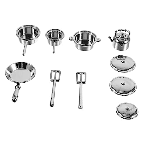 Supvox 10 Stück Küchenutensilien Teiliges Puppenhaus Kochgeschirr für Miniaturküchen Leichtes und Sicheres Material für Kreative Spielideen und Dekoration Supvox 10 Stück Küchenutensilien Teiliges Puppenhaus Kochgeschirr für Miniaturküchen Leichtes und Sicheres Material für Kreative Spielideen und Dekoration von Supvox