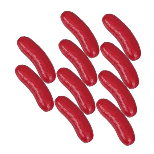 Supvox 10 Stück Künstliche Hot Dog Modelle Realistische Lebensmittattrappen für Fotografie Partydekoration und Restaurantpräsentationen Detailreiche Nachbildung für Ansprechende Displays Supvox 10 Stück Künstliche Hot Dog Modelle Realistische Lebensmittattrappen für Fotografie Partydekoration und Restaurantpräsentationen Detailreiche Nachbildung für Ansprechende Displays von Supvox