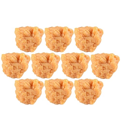 Supvox 10 Stück Lebensmittelmodellspielzeug -Brathähnchen Brathähnchen gebratenes Huhn Brathähnchenspielzeug simuliertes Huhn falsches Huhn Simulationsfutterhuhn PVC Supvox 10 Stück Lebensmittelmodellspielzeug -Brathähnchen Brathähnchen gebratenes Huhn Brathähnchenspielzeug simuliertes Huhn falsches Huhn Simulationsfutterhuhn PVC von Supvox