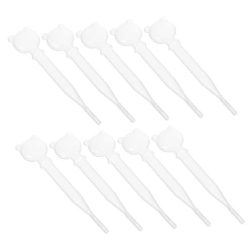Supvox 10 Stück Lehrmittel Materialien Basteln Soda Pipetten Eye Popping Panda Mini Pipetten Niedlich Kreativ Für Vorschule Wissenschaft Kunststoff Transparent von Supvox