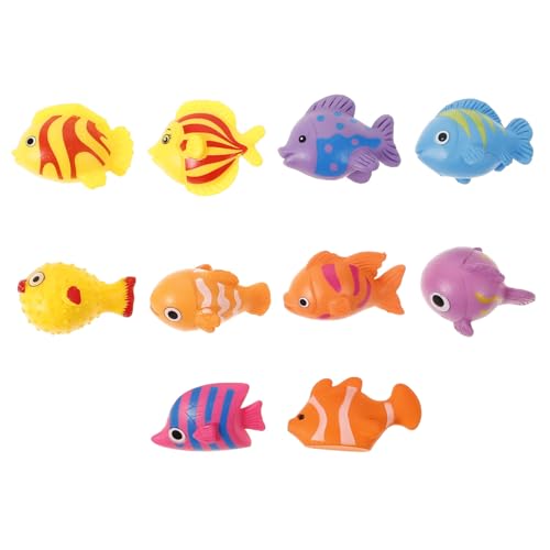 Supvox 10 Stück Meerestierfiguren Kinderdekorationen Realistische Dekorative Fische Schwimmend Rosa Mini Künstlich Für Aquarien Schwimmend Kleine Figur Heimdekoration von Supvox