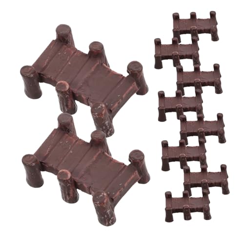 Supvox 10 Stück Mikrolandschaftskorridor Puppenhaus Miniatur mach es mini für kinderspielzeug Terrarium deko terassendeko winzige Brücke Mikrolandschaftsbrücke Harz Brown Supvox 10 Stück Mikrolandschaftskorridor Puppenhaus Miniatur mach es mini für kinderspielzeug Terrarium deko terassendeko winzige Brücke Mikrolandschaftsbrücke Harz Brown von Supvox