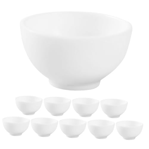 Supvox 10 Stück Mini-Bowl-Modell Puppe Miniatur winzige Hausschüssel Mini-Hausschale winzige Schalen Mini-Küchenzubehör Mini -Hausdekoration Mini Hausgericht Plastik Weiß Supvox 10 Stück Mini-Bowl-Modell Puppe Miniatur winzige Hausschüssel Mini-Hausschale winzige Schalen Mini-Küchenzubehör Mini -Hausdekoration Mini Hausgericht Plastik Weiß von Supvox