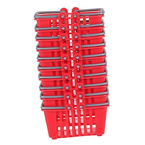 Supvox 10 Stück Mini -Einkaufskorbsspielzeug Mini-Requisiten-Einkaufskorb Weidenkorb schlank viel süßer Korb Miniatur -Lebensmittelkörbe Kleiner Korb Plastik rot Supvox 10 Stück Mini -Einkaufskorbsspielzeug Mini-Requisiten-Einkaufskorb Weidenkorb schlank viel süßer Korb Miniatur -Lebensmittelkörbe Kleiner Korb Plastik rot von Supvox