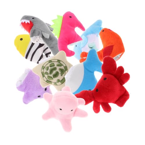 Supvox 10 Stück Ozeantierpuppen Dehnbare Fingerpuppen Tierfingerpuppe Handfingerpuppe Fingerpuppen Für Ozeantierform Fingerpuppen Für Pp Baumwolle von Supvox