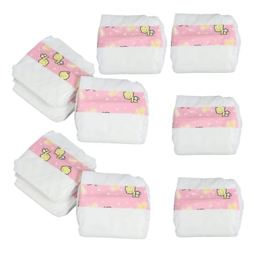 Supvox 10 Stück Puppenwindel Babypuppen Windeln Puppenwindeln So Tun Als Ob Kleine Puppen Windeln Zubehör Unser Töpfchen Babyspielzeug Reborn Zeug Gefälschte Babysachen von Supvox