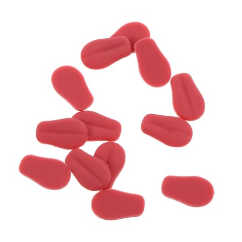 Supvox 10 Stück Puppenzungenzubehör Falsche Zunge Rosy Plastik von Supvox