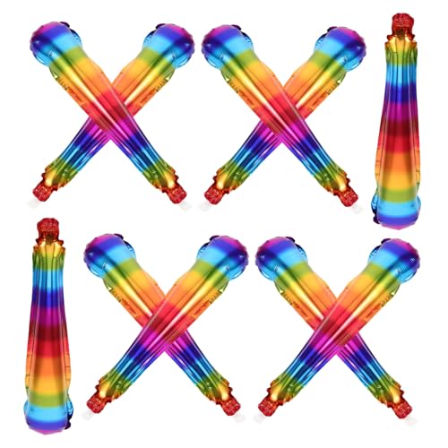 Supvox 10 Stück Regenbogen-ballonstab Cheerleader-zubehör Aufblasbare Cheerleader-stöcke Donnerstangen Boom-sticks Lange Ballonstäbchen Großer Ballonstab Regenbogenballon Aluminiumfolie Supvox 10 Stück Regenbogen-ballonstab Cheerleader-zubehör Aufblasbare Cheerleader-stöcke Donnerstangen Boom-sticks Lange Ballonstäbchen Großer Ballonstab Regenbogenballon Aluminiumfolie von Supvox