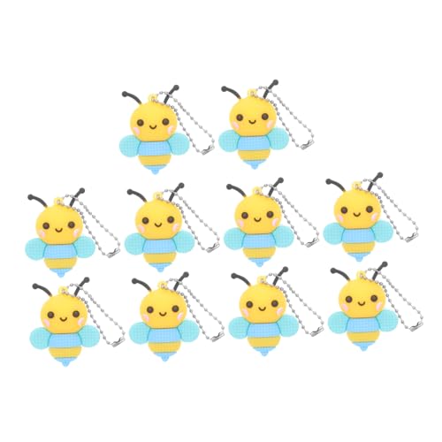 Supvox 10 Stück Schlüsselanhänger Bienenspielzeug Bienendekor Party Schlüsselbund hängende Biene Anhänger für die Schultasche Bienenanhänger Hängendes PVC Supvox 10 Stück Schlüsselanhänger Bienenspielzeug Bienendekor Party Schlüsselbund hängende Biene Anhänger für die Schultasche Bienenanhänger Hängendes PVC von Supvox