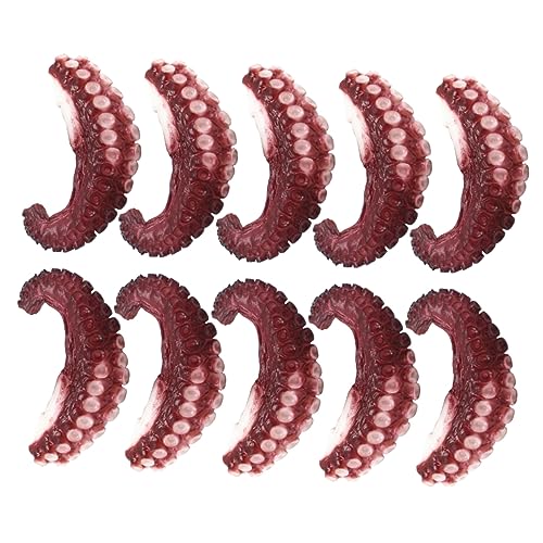 Supvox 10 Stück Simulierte Rohe Oktopuskrallen Oktopus - Simulierter Oktopus Lebensechtes Oktopus-tentakelmodell Künstliche Nahrungsmittel Zur Ausstellung Oktopus Falsch PVC Supvox 10 Stück Simulierte Rohe Oktopuskrallen Oktopus - Simulierter Oktopus Lebensechtes Oktopus-tentakelmodell Künstliche Nahrungsmittel Zur Ausstellung Oktopus Falsch PVC von Supvox