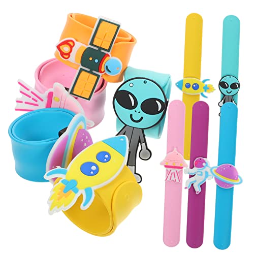 Supvox 10 Stück Slap Armbänder im Weltraum Thema Mitgebsel für Kindergeburtstagsfeiern Vielseitige Spielzeuge für Partys Sichere und Langlebige Designs für Events und Goodie Bags von Supvox