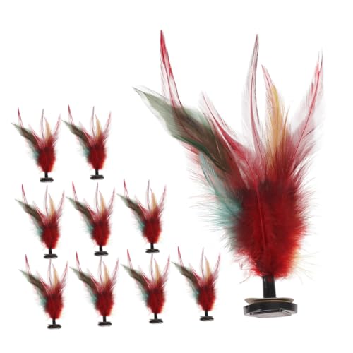 Supvox 10 Stück Teiliges Buntes Jianzi Leichtem Material Traditionelles Chinesisches Fußsport Outdoor Gleichgewicht und Koordination für Training und Spiel im Freien von Supvox