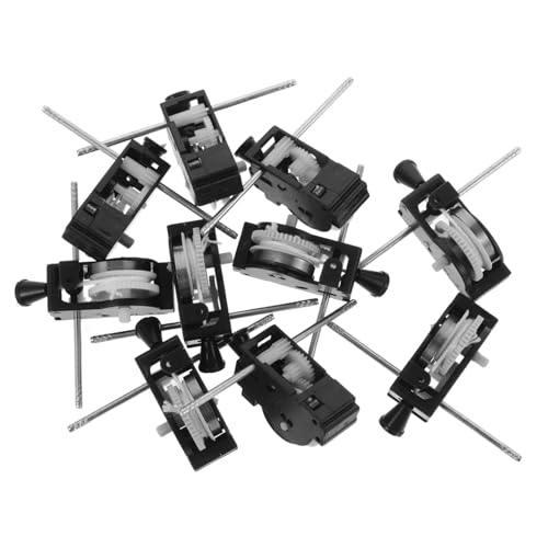 Supvox 10 Stück Teiliges DIY Mechanismen Austauschbar Geeignet als Ersatz für Auto und Flugzeugspielzeug Einfache Reparatur Manuelles Aufziehen Kunststoffzahnradbox Zubehör von Supvox
