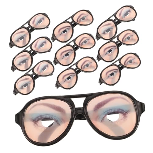 Supvox 10 Stück Teiliges Halloween Spaßbrillen Prank Toy Brille für Erwachsene und Lustige Kostümbrille mit Einzigartigem Design für Fasching Party Karneval und Halloween Events Supvox 10 Stück Teiliges Halloween Spaßbrillen Prank Toy Brille für Erwachsene und Lustige Kostümbrille mit Einzigartigem Design für Fasching Party Karneval und Halloween Events von Supvox