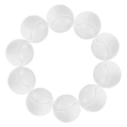 Supvox 10 Stück Teiliges Kleine Kunststoff Bälle für Vielseitige Sportspielzeuge Leichte Stabile Baseball Trainingsbälle für Outdoor und Indoor Spiel für Motorische Entwicklung und Supvox 10 Stück Teiliges Kleine Kunststoff Bälle für Vielseitige Sportspielzeuge Leichte Stabile Baseball Trainingsbälle für Outdoor und Indoor Spiel für Motorische Entwicklung und von Supvox